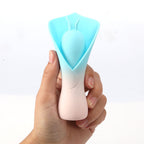 Maia MINA - Blue - Blue/Pink USB Rechargeable Fluttering Flower Stimulator
