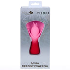 Maia MINA - Red - Red/Pink USB Rechargeable Fluttering Flower Stimulator