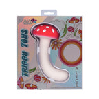 Maia ALICE - Red/White 15.2 cm USB Rechargeable Dual Vibrating Mushroom