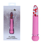 Maia FLORA - Pink - Pink 12.7 cm USB Rechargeable Powerful Bullet