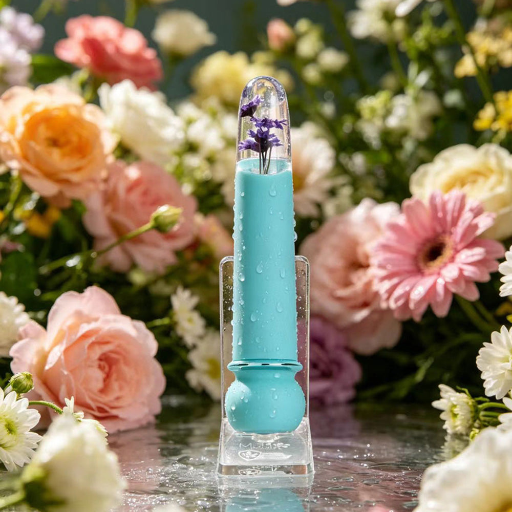 Maia FLORA - Teal - Teal 12.7 cm USB Rechargeable Powerful Bullet