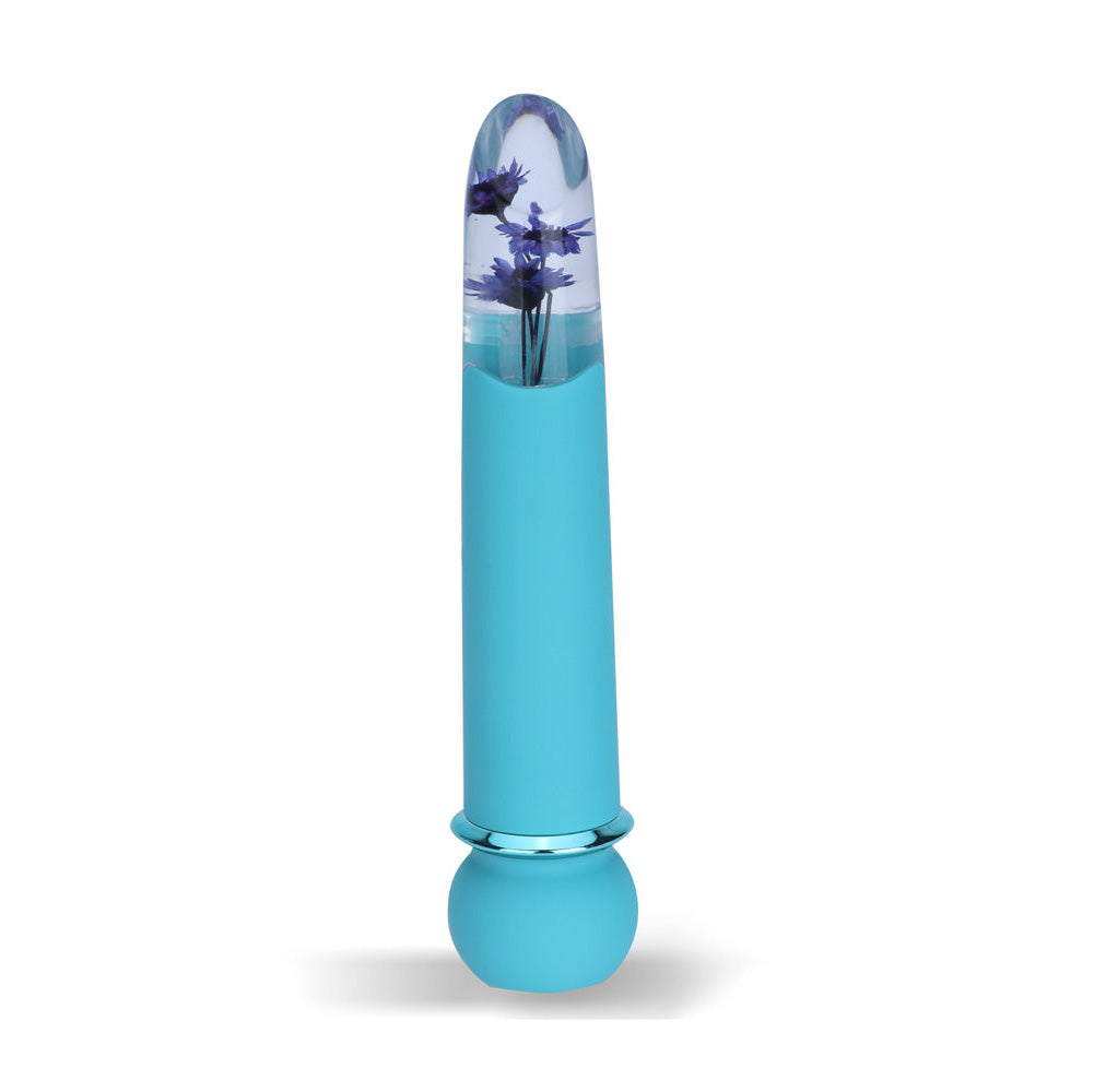 Maia FLORA - Teal - Teal 12.7 cm USB Rechargeable Powerful Bullet