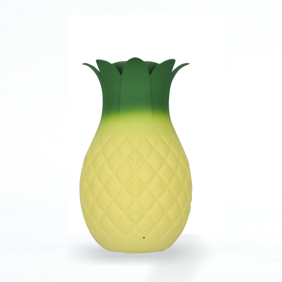 Maia ALOHA - Yellow/Green USB Rechargeable Vibrating & Sucking Stimulator