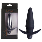 Maia Cody - Black 12.4 cm USB Rechargeable Butt Plug - Hush Store Sydney 