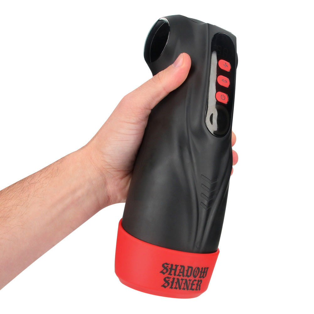 MASTURS Raven - USB Rechargeable Vibrating and Sucking Auto Stroker with Augmented Reality - Hush Store Sydney 