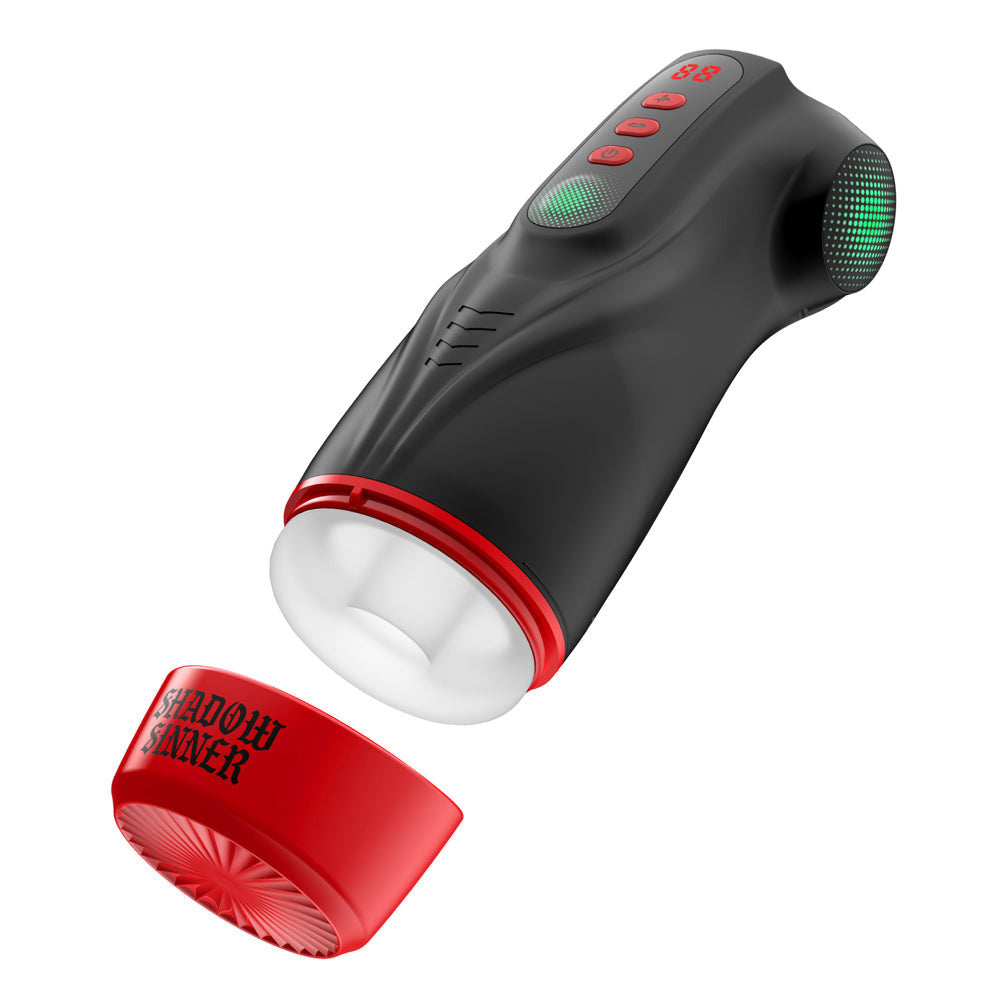 MASTURS Raven - USB Rechargeable Vibrating and Sucking Auto Stroker with Augmented Reality - Hush Store Sydney 
