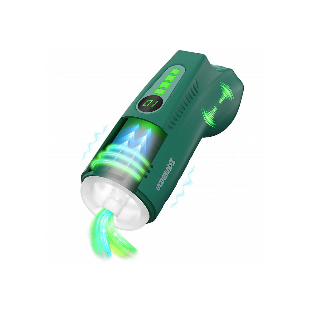 MASTURS Ayla - USB Rechargeable Sucking, Vibrating & Talking Auto Stroker with Augmented Reality - Hush Store Sydney 