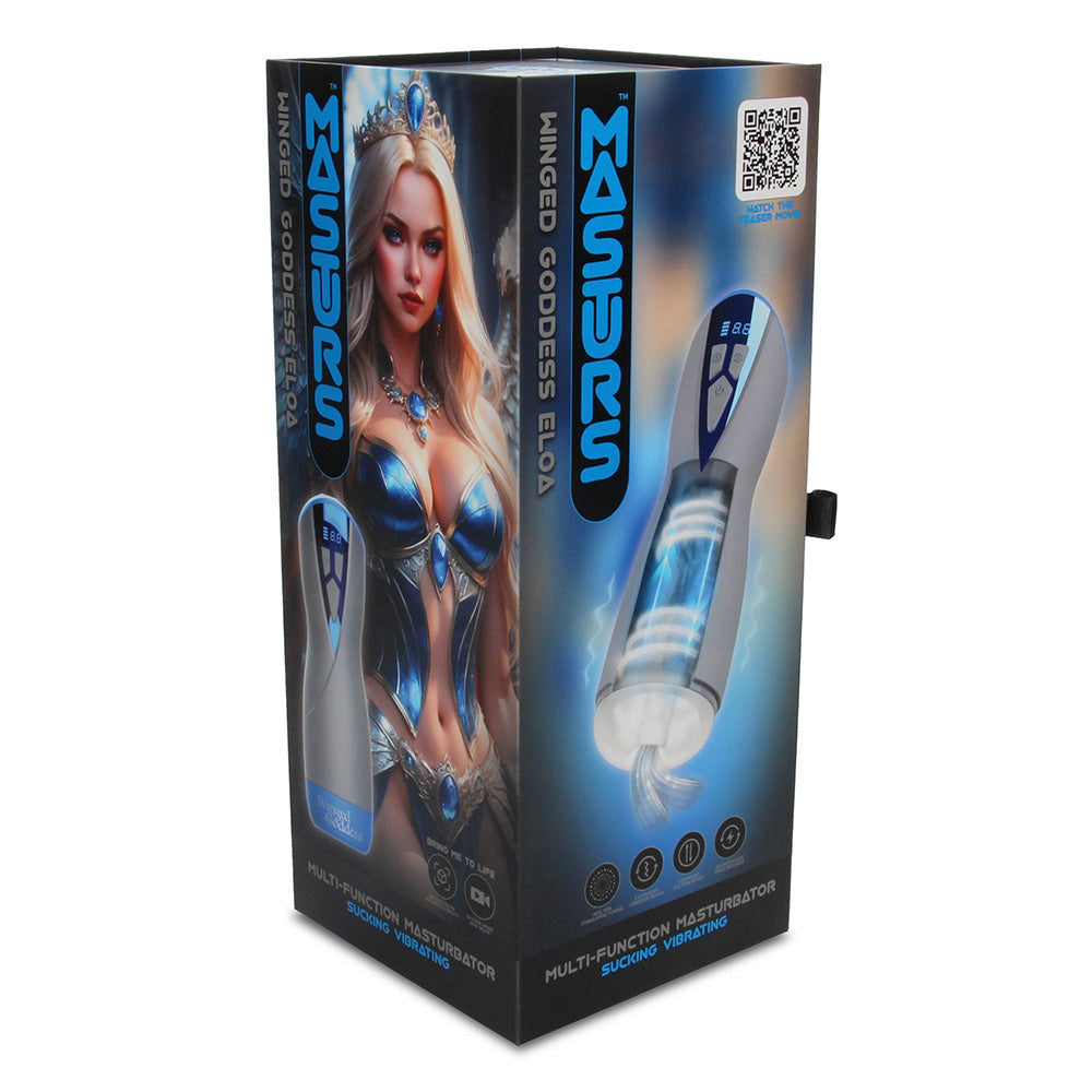 MASTURS Eloa - USB Rechargeable Sucking & Vibrating Auto Stroker with Augmented Reality - Hush Store Sydney 