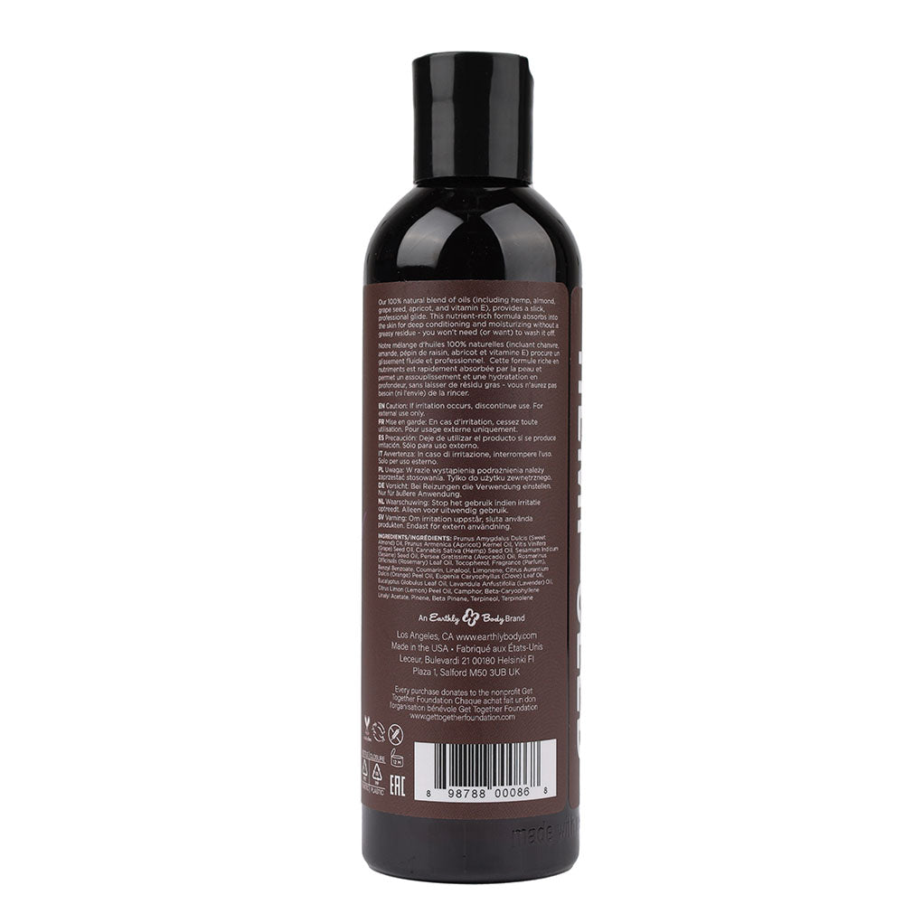 Hemp Seed Massage & Body Oil - Lavender Scented - 237 ml Bottle - Hush Store Sydney 