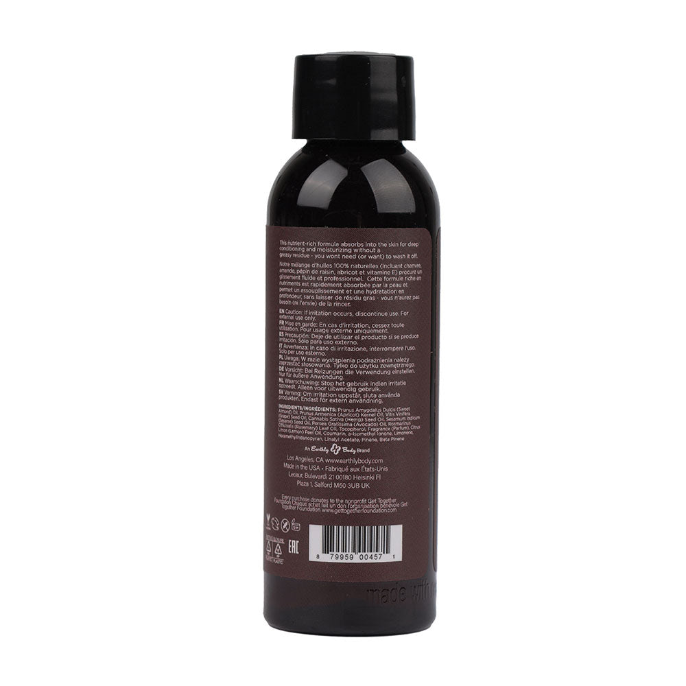 Hemp Seed Massage & Body Oil - Skinny Dip (Vanilla & Faiy Floss) Scented - 59 ml Bottle - Hush Store Sydney 