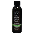 Hemp Seed Massage & Body Oil - Naked In The Woods (White Tea & Ginger) Scented - 59 ml Bottle - Hush Store Sydney 