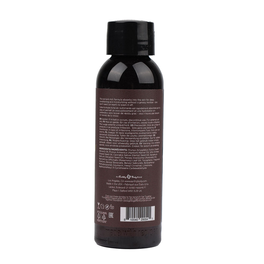 Hemp Seed Massage & Body Oil - Beach Daze (Coconut & Pineapple) Scented - 59 ml Bottle - Hush Store Sydney 