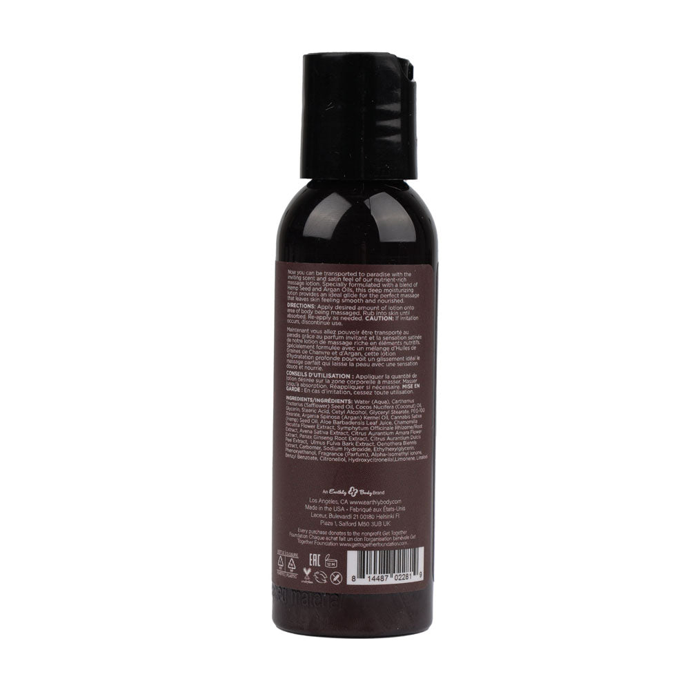 Hemp Seed Massage Lotion - Isle Of You (Coconut Water, Citrus & Vanilla) Scented - 59 ml Bottle - Hush Store Sydney 