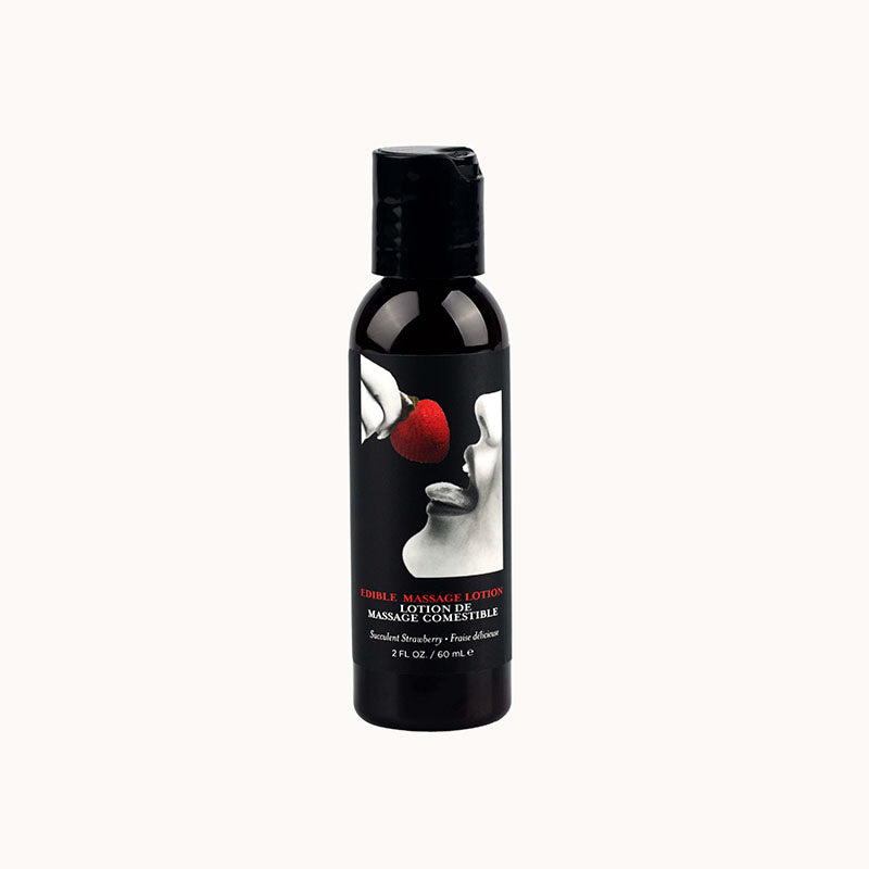 EB Edible Massage Lotion - Strawberry - Strawberry Flavoured Massage Lotion - 60 ml - Hush Store Sydney 