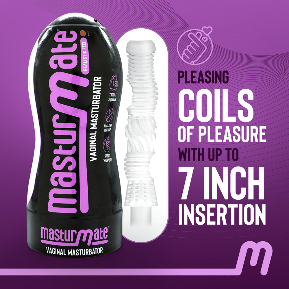 Masturmate - Vagina - Mocha - Brown Vagina Stroker - Hush Store Sydney 