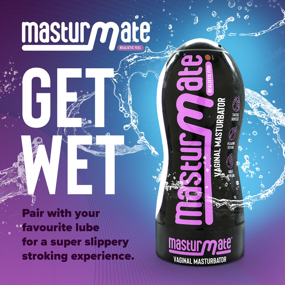 Masturmate - Vagina - Mocha - Brown Vagina Stroker - Hush Store Sydney 