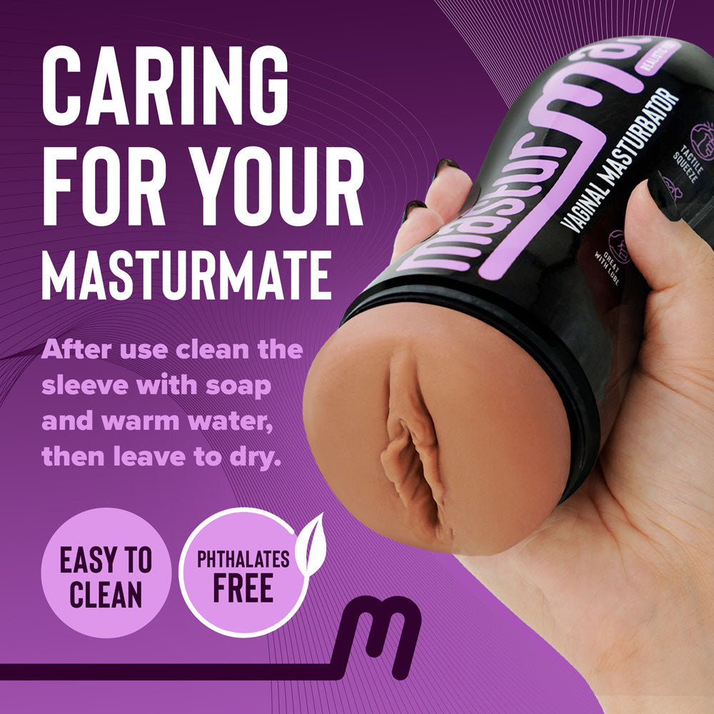 Masturmate - Vagina - Mocha - Brown Vagina Stroker - Hush Store Sydney 