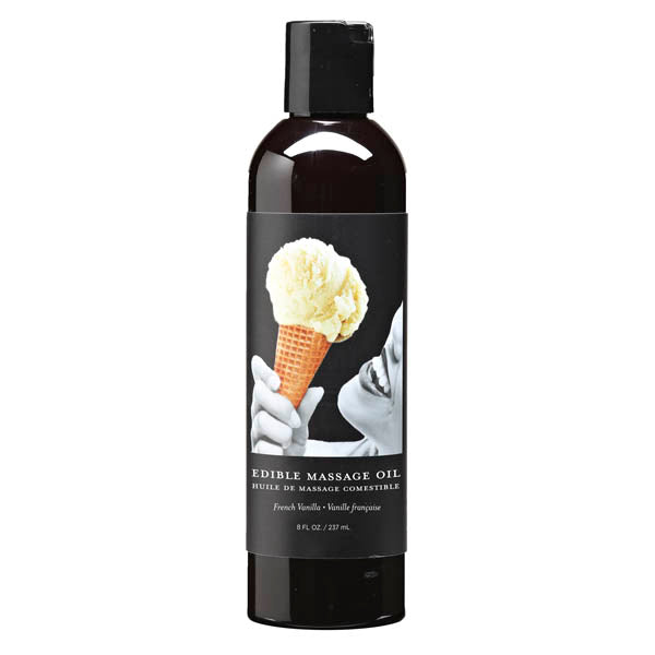 Edible Massage Oil - French Vanilla Flavoured - 237 ml Bottle - Hush Store Sydney 