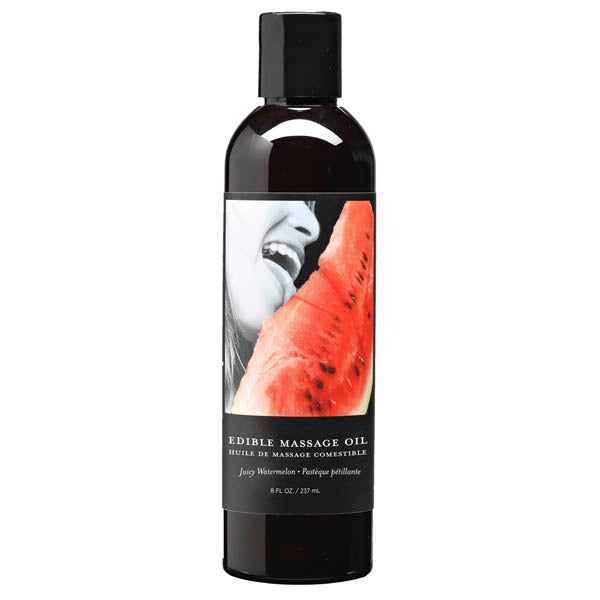 Edible Massage Oil - Juicy Watermelon Flavoured - 237 ml Bottle - Hush Store Sydney 