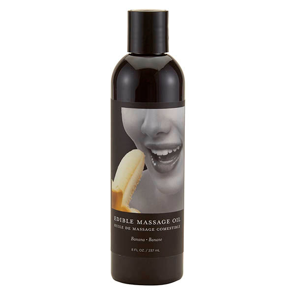 Edible Massage Oil - Banana Flavoured - 237 ml Bottle - Hush Store Sydney 