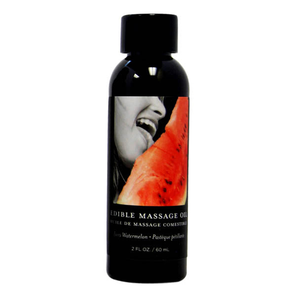 Edible Massage Oil - Juicy Watermelon Flavoured - 59 ml Bottle - Hush Store Sydney 