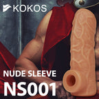 Kokos Nude Sleeve 1 - Flesh Penis Extension Sleeve - Hush Store Sydney 