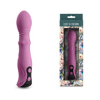 Lust-n-Dreams - Cadence - Blush - Purple 18.2 cm USB Rechargeable Thrusting & Sliding Vibrator