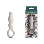 Lust-n-Dreams - Bossa - Fog - White 12.5 cm USB Rechargeable Vibrating Butt Plug - Hush Store Sydney 