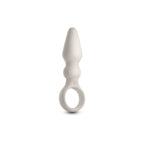 Lust-n-Dreams - Bossa - Fog - White 12.5 cm USB Rechargeable Vibrating Butt Plug - Hush Store Sydney 