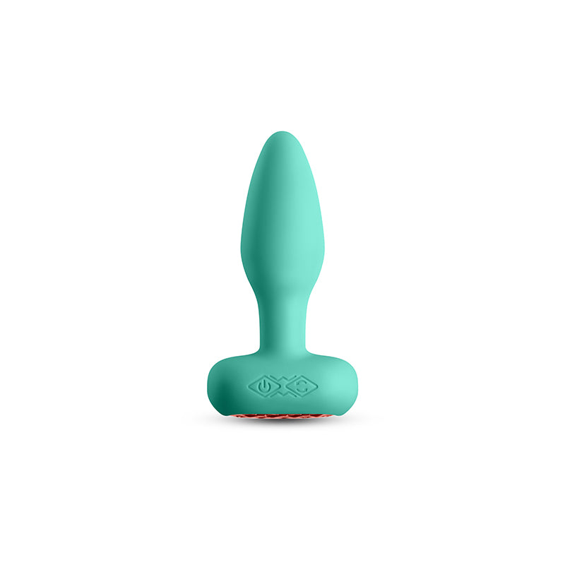 Techno - Prism - Teal 10.9 cm USB Rechargeable Butt Plug with App Control - Hush Store Sydney 