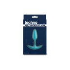 Techno - Trance - Blue 10.9 cm USB Rechargeable Butt Plug with App Control - Hush Store Sydney 