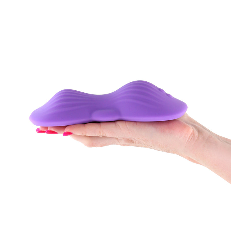 Techno - Trap - Purple - Purple USB Rechargeable Vibrating Grind Pad with App Control - Hush Store Sydney 