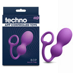 Techno - Bop - Purple USB Rechargeable Vibrating Kegel Exerciser with App Contol