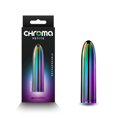 Chroma Petite Bullet - Multicolour - Multicoloured 8.7 cm USB Rechargeable Bullet - Hush Store Sydney 