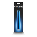 Chroma - Blue - Metallic Blue 17 cm USB Rechargeable Vibrator - Hush Store Sydney 
