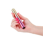 Chroma Sunrise - Large - Metallic Pink/Gold 13.8 cm USB Rechargeable Vibrator - Hush Store Sydney 