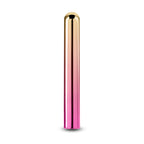 Chroma Sunrise - Large - Metallic Pink/Gold 13.8 cm USB Rechargeable Vibrator - Hush Store Sydney 