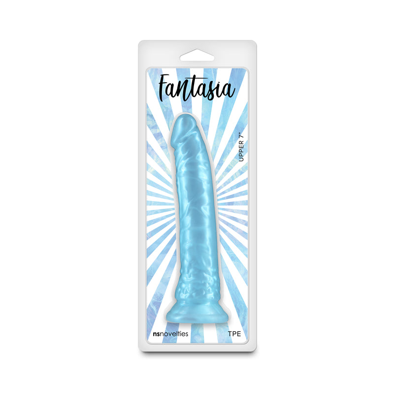 Fantasia - Upper 7'' - Turquoise - Pearlescent Blue 20.5 cm Dildo - Hush Store Sydney 