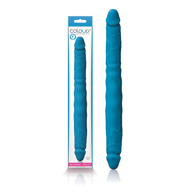 Colours Double Pleasures - Blue 30.5 cm Double Dong - Hush Store Sydney 