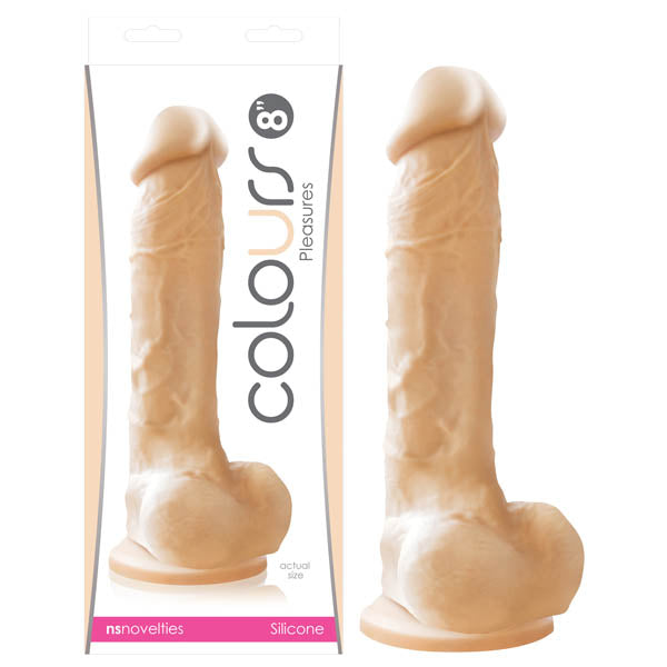 Colours - Pleasures - Flesh 20.3 cm (8'') Dong - Hush Store Sydney 