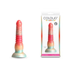 Colours Stacked - 6'' Dildo - Red/Gold - Red/Gold 16 cm Fantasy Dildo - Hush Store Sydney 