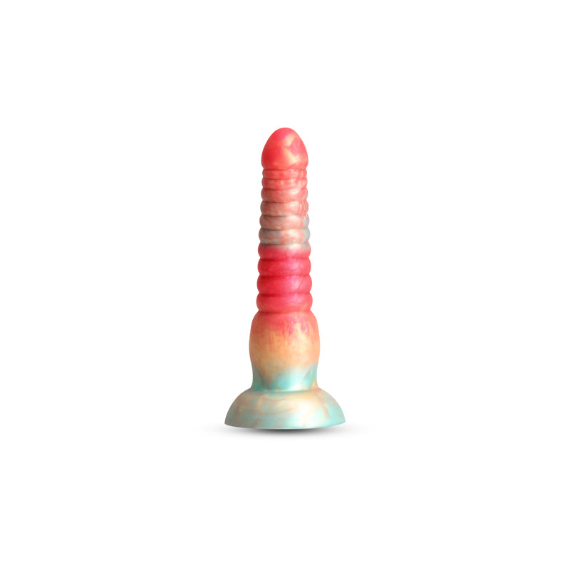 Colours Stacked - 6'' Dildo - Red/Gold - Red/Gold 16 cm Fantasy Dildo - Hush Store Sydney 