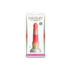 Colours Stacked - 6'' Dildo - Red/Gold - Red/Gold 16 cm Fantasy Dildo - Hush Store Sydney 