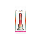 Colours Stacked - 6'' Dildo - Red/Gold - Red/Gold 16 cm Fantasy Dildo - Hush Store Sydney 