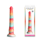 Colours Stacked - 9'' Dildo - Red/Gold - Red/Gold 23 cm Fantasy Dildo - Hush Store Sydney 