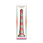 Colours Stacked - 12'' Dildo - Red/Gold - Red/Gold 30.6 cm Fantasy Dildo - Hush Store Sydney 