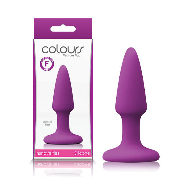 Colours Pleasures - Purple Mini Butt Plug - Hush Store Sydney 