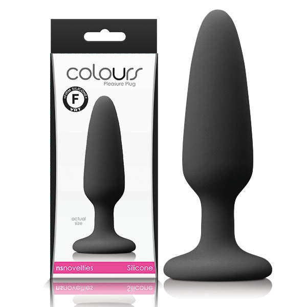 Colours Pleasures - Black Small Butt Plug - Hush Store Sydney 
