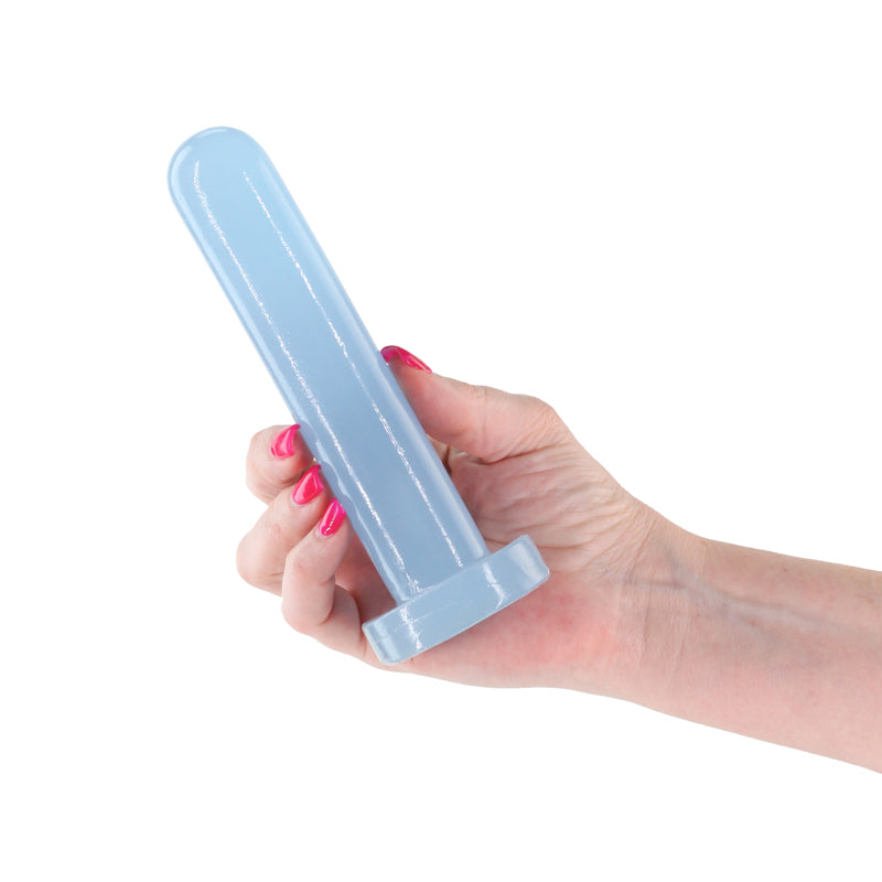 Firefly - Thrill - Blue - Small - Glow in Dark Blue 15.5 cm Small Dildo - Hush Store Sydney 