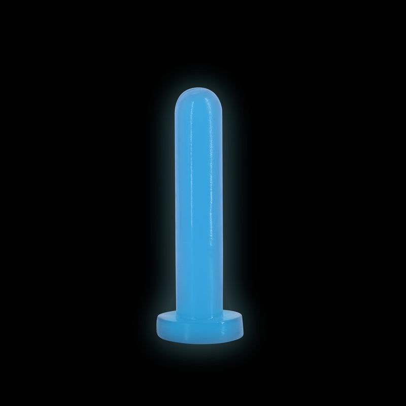 Firefly - Thrill - Blue - Small - Glow in Dark Blue 15.5 cm Small Dildo - Hush Store Sydney 